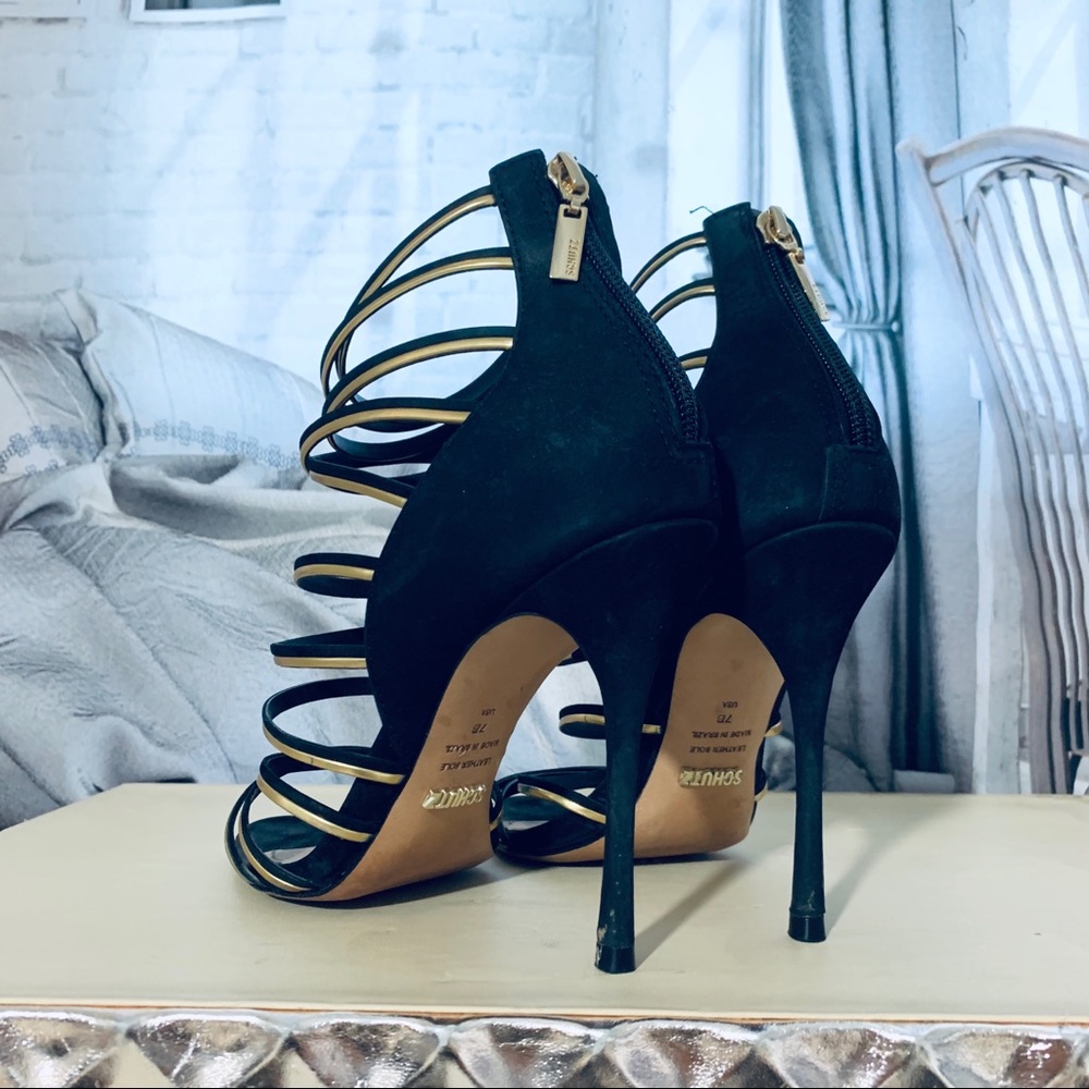 Sexy Strappy Schutz Heels - Picture 5 of 8